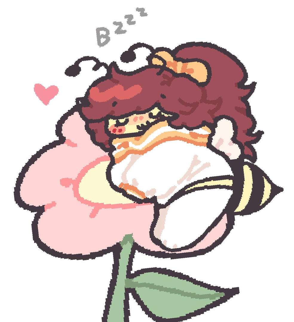 flower must bee comfy af !!